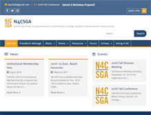 Tablet Screenshot of n4csga.net